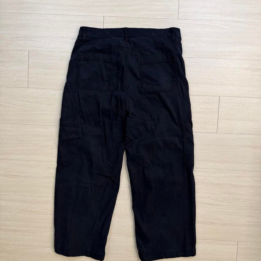 American Eagle Stovepipe Black Cargo Pants Womens Size 10 Short - Picture 2 of 6